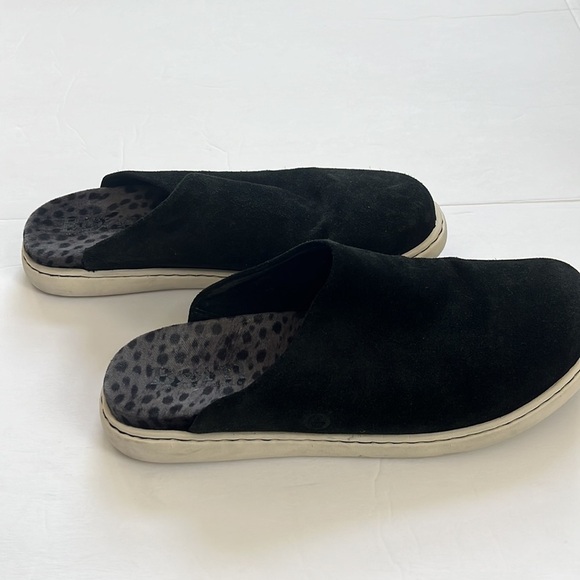 Born Zen Mule Shoe Suede Black and White size 10 - Picture 3 of 15